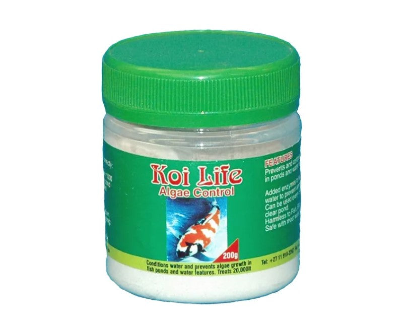 Illustration of Algae Control In Koi Ponds With Coagulant Tablets